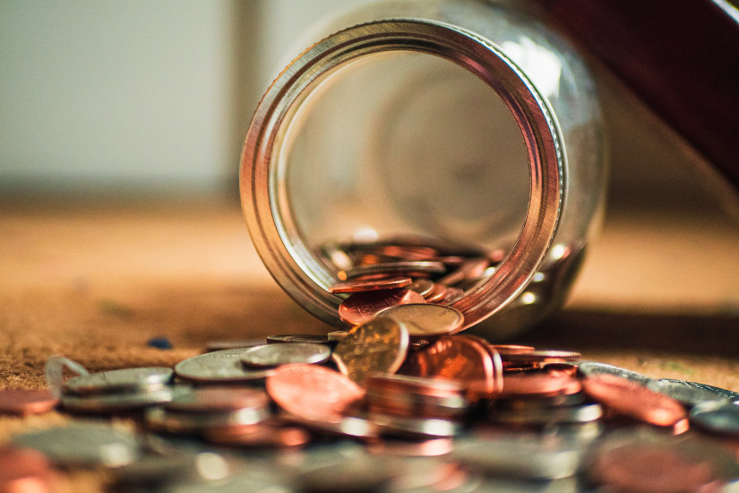 Pot of coins