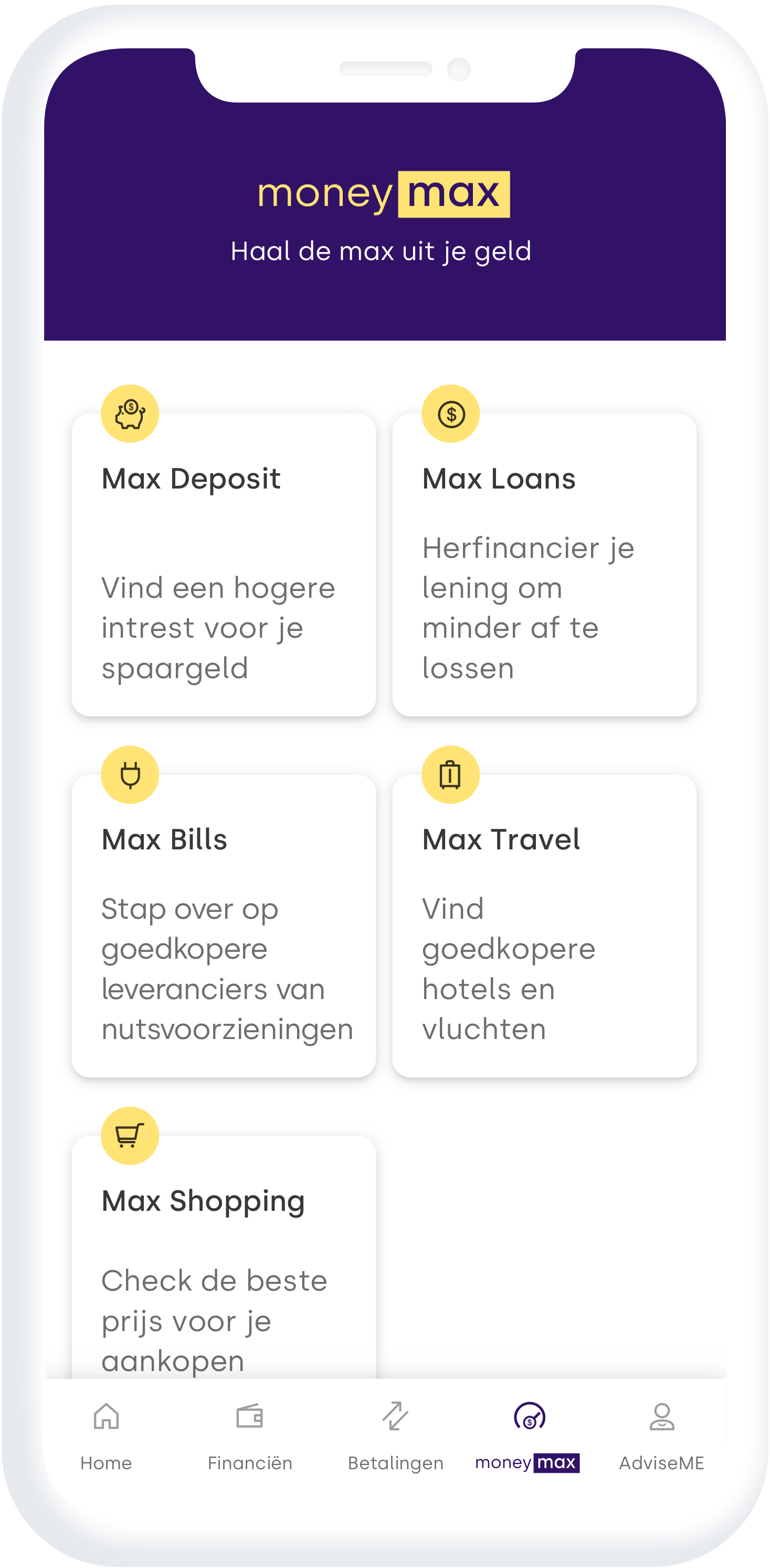 BusinessMax App Screen