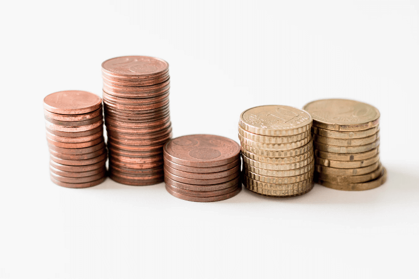 Stack of coins